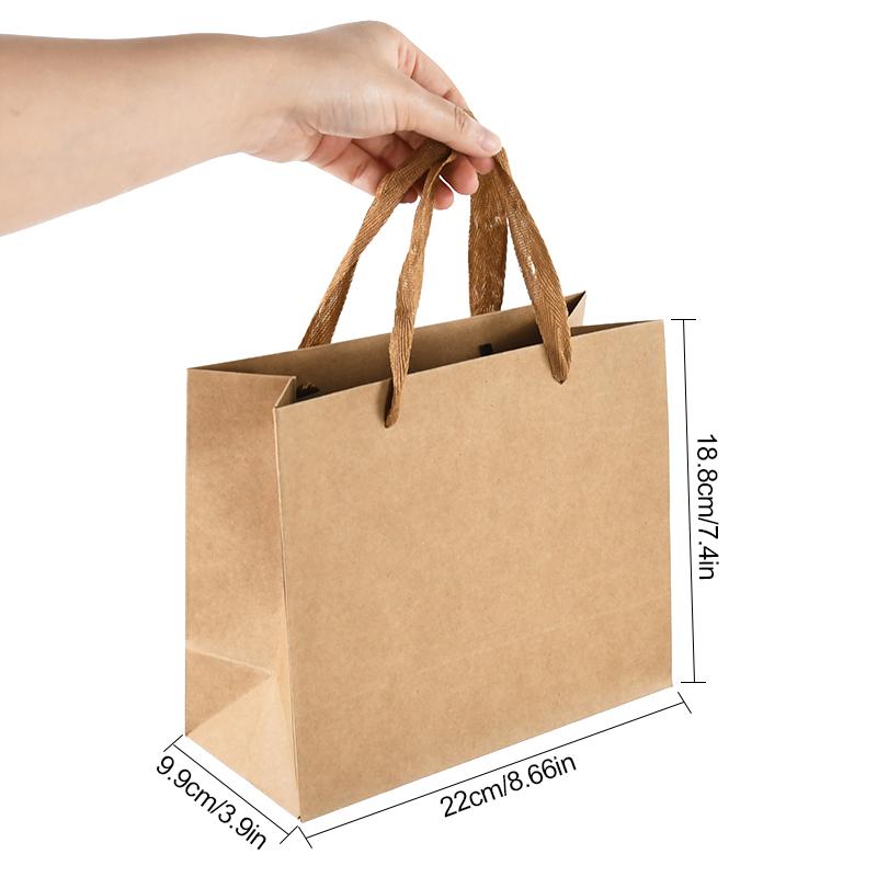 10/20 шт. Крафт-бумажный подарочный пакет День рождения Свадебные сувениры для гостей Детский душ Рождество Конфеты Печенье Подарочная упаковка Принадлежности