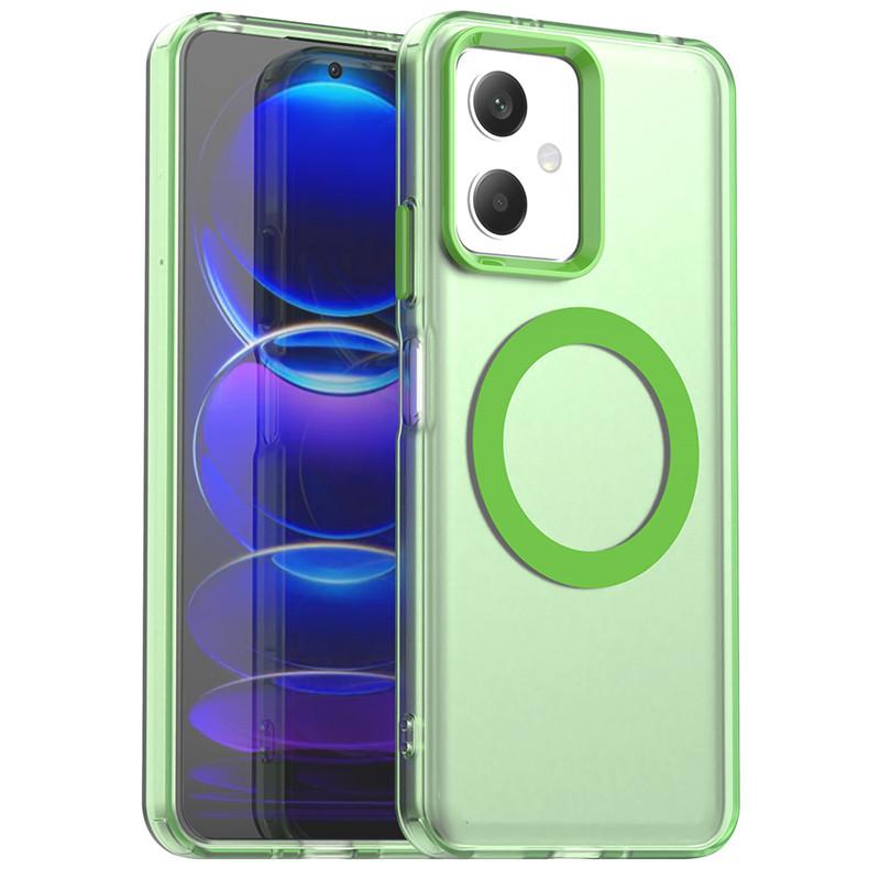 Чехол для Poco X5 5G Чехол для Poco X5 X6 X7 Pro 5G Полупрозрачный матовый магнитный противоударный защитный бампер конфетного цвета