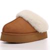 Модные теплые пушистые тапочки на платформе для женщин, зимние плюшевые тапочки, теплые пушистые тапочки, домашние тапочки с толстой подошвой и эффектом памяти