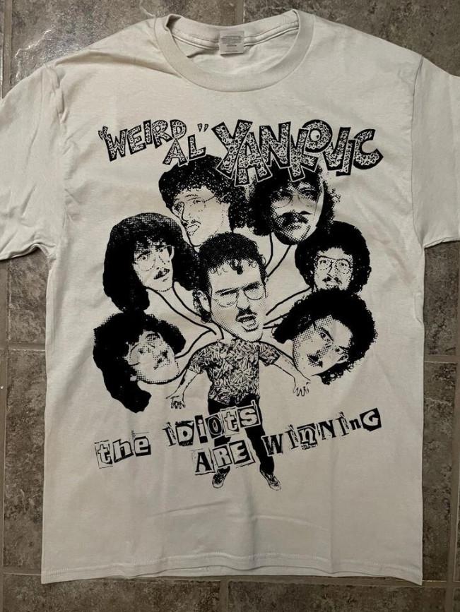 Weird Al Yankovic Shirt Funny 80s Unisex Short Sleeve T-Shirt Mens Womens Tees Top, S-4XL