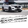 Car 3D Front Head Hood Letters Logo Decals Emblem Badge Styling Sticker For F/ord Explorer Accessories