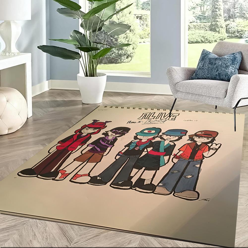 Incredibox Floor Rug Office Rug Design for Decorate room Playrooms Hallway Foyer Antislip Carpet Anime Office Decor Spiritual Gift