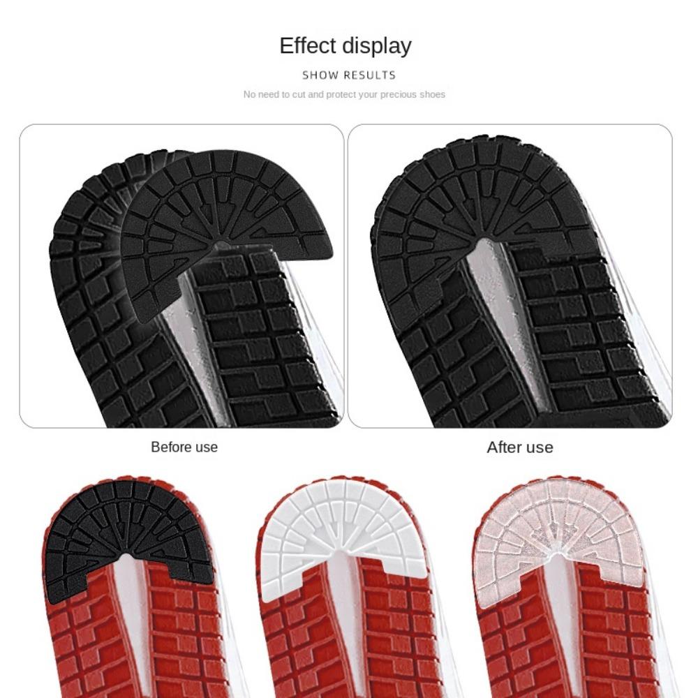 Ремонтный материал Резиновый протектор подошвы обуви DIY Подошвы Износостойкие Ремонтные подошвы Наклейки Противоскользящие Бесшумные обувные накладки