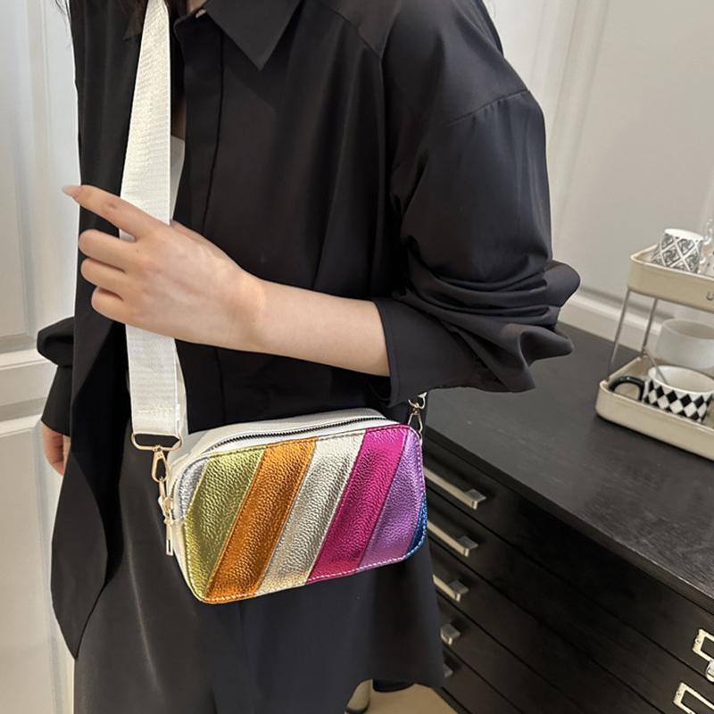 Пэчворк Женские Сумки Через Плечо Кроссбоди Модный Квадратный Дизайн Маленький Кошелек и Сумка Шоппинг Тренд Сумка CLE