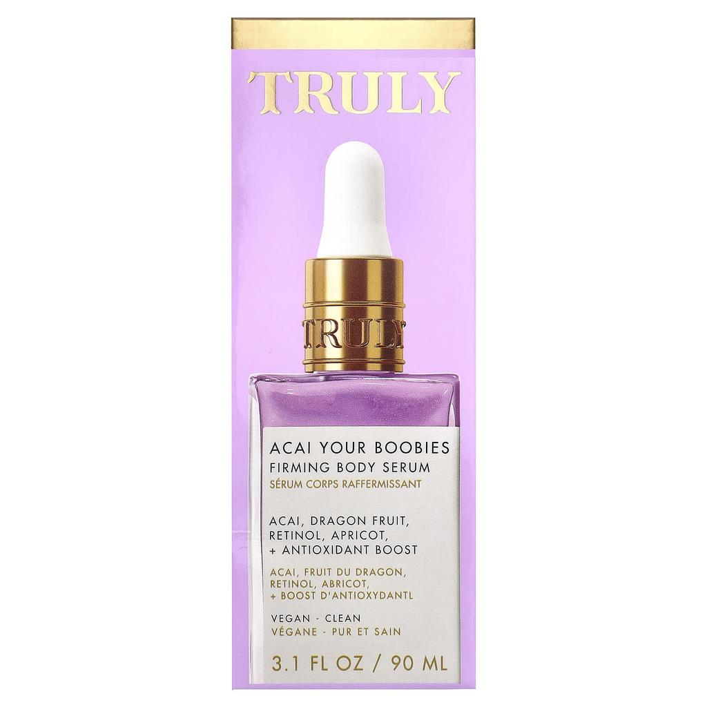 Truly Beauty, Сыворотка для тела Acai Your Boobies, укрепляющая, 90 мл (3,1 жидких унции)