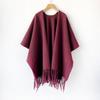 Winter Cashmere Scarf For Women Soft Solid Color Tassel Shawl Wrap Thick Warm Blanket Echarpe Pashmina Female Scarves
