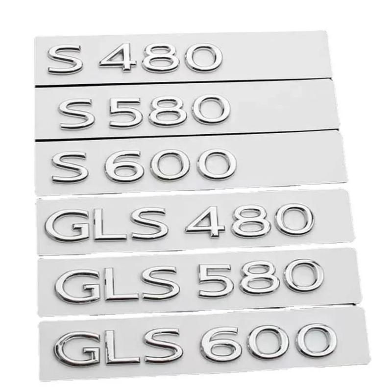 GLS 400 450 480 500 600 680 S480 580 600 badge car stickers For Mercedes-Benz MAYBACH series trunk label modified accessories AY1
