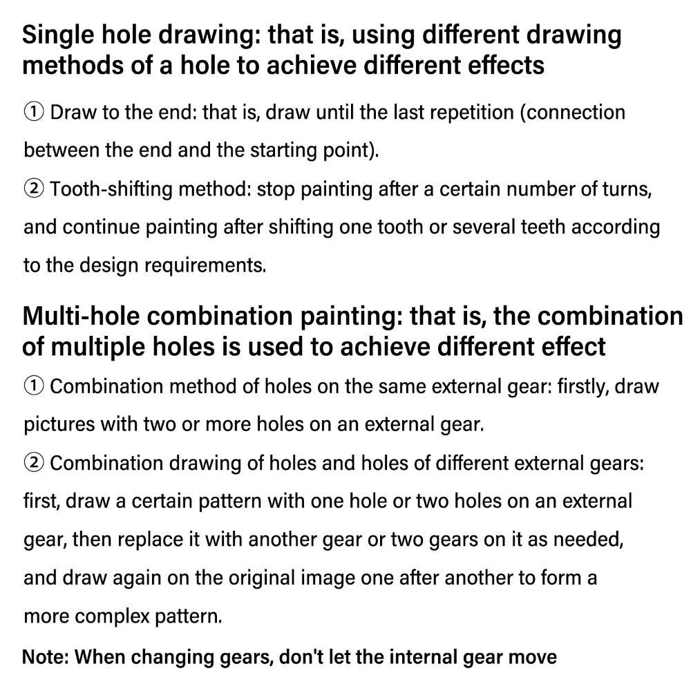 5/12/22PCS Plastic Spirograph Special Shaped Stationery Drawing Ruler Geometric Ruler School Office