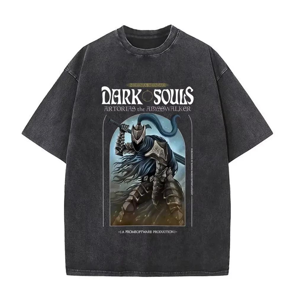 Игровая футболка Dark Souls Солер "Славь Солнце" двусторонняя винтажная