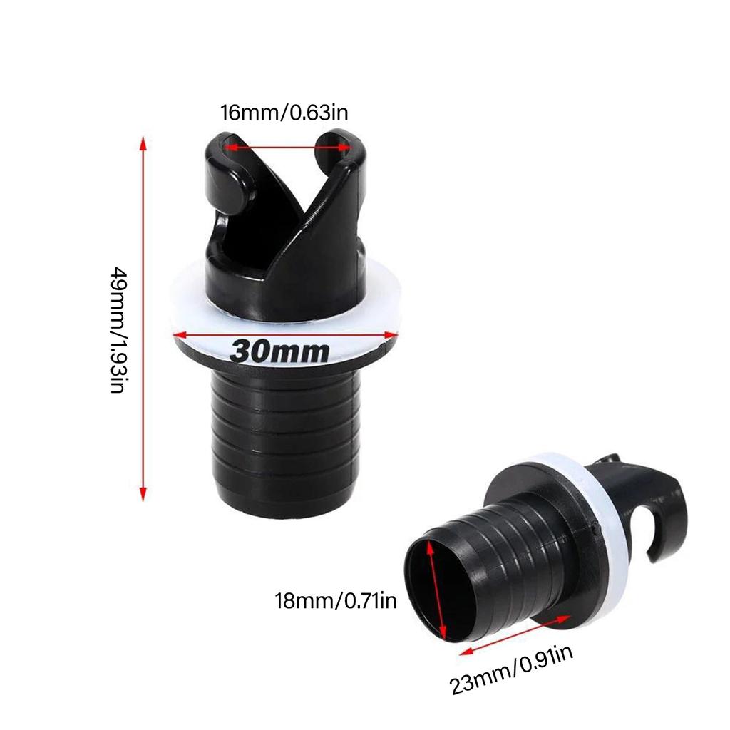 2 шт. Адаптер-переходник для воздушного клапана Надувной каяк Надувная лодка Адаптер воздушного клапана Ножной насос Каноэ Лодка Ножной насос Адаптер шланга