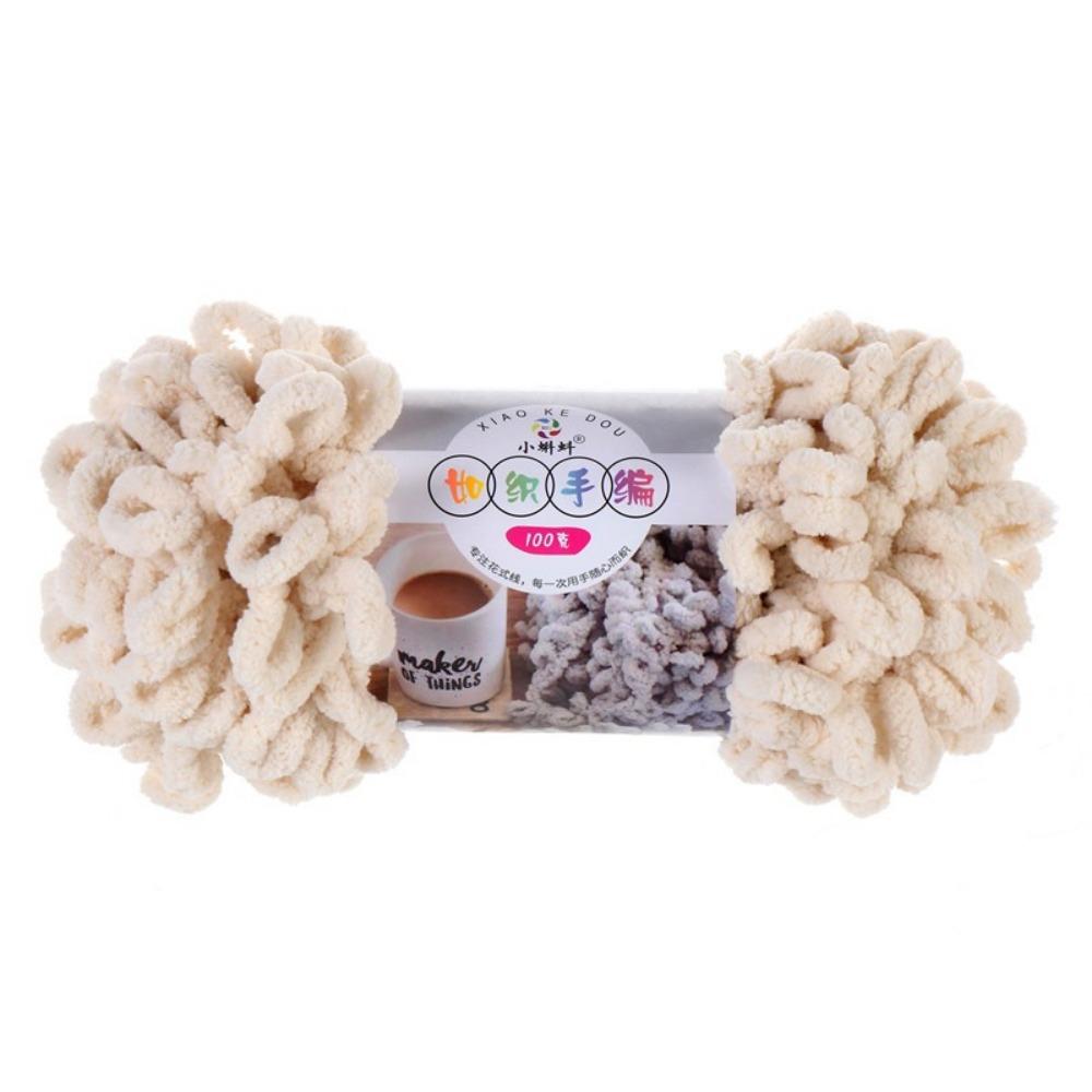 Multi-color Finger Circle Yarn 100g/Roll Hand Knitting Yarn Finger Loop Yarn Crochet Projects