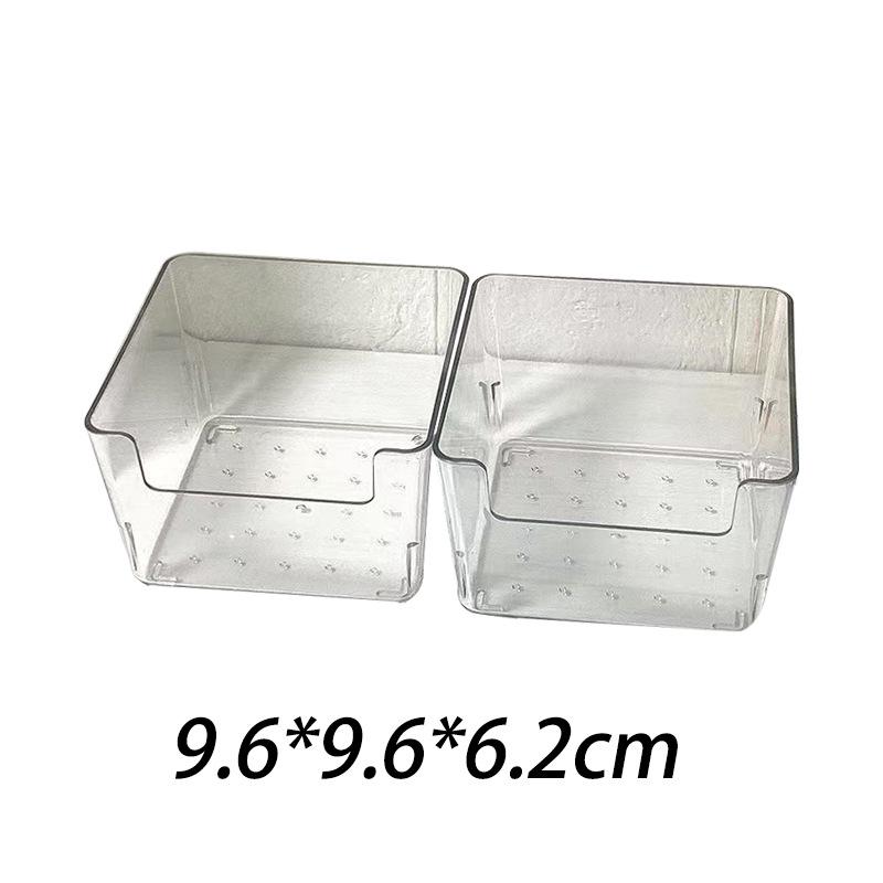 Прозрачный акриловый настольный ящик для хранения косметики и мелочей