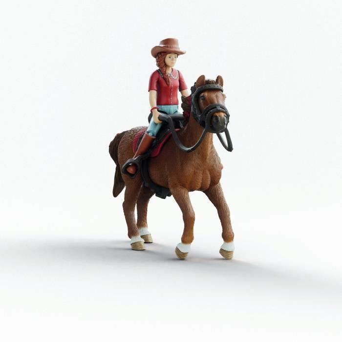 Figurines Hannah et Cayenne, SCHLEICH 42711 Horse Club, Dès 4 ans