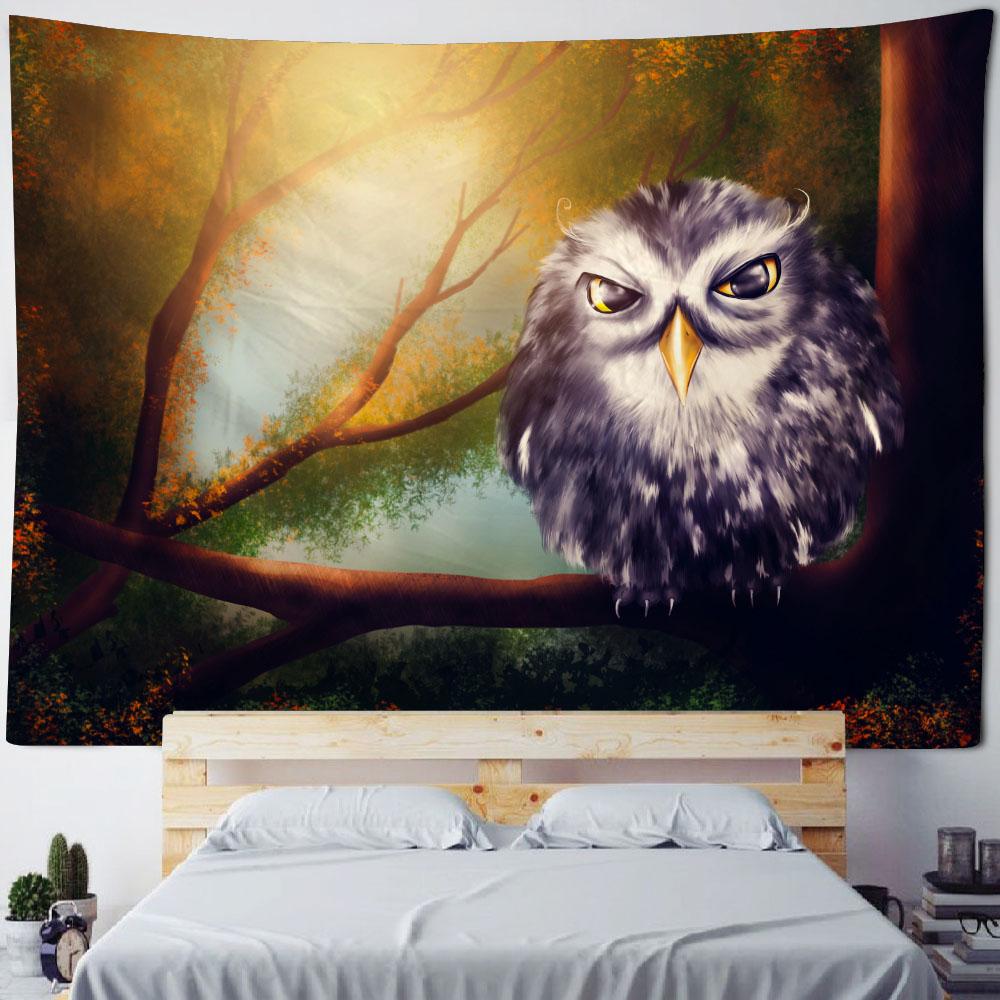 Лошадь искусство пейзаж гобелен настенный геометрический гобелен в стиле хиппи домашний декор комнаты эстетическое украшение