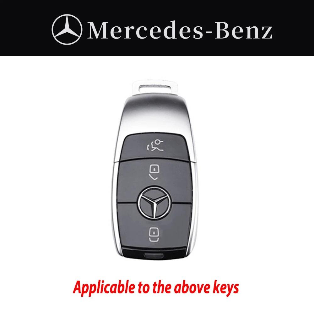 zbts2 Car Remote Key Case Cover Shell For Mercedes Benz A C E S G Class GLC CLE CLA W177 W205 W213 W222 X167 AMG Keychain Accessories