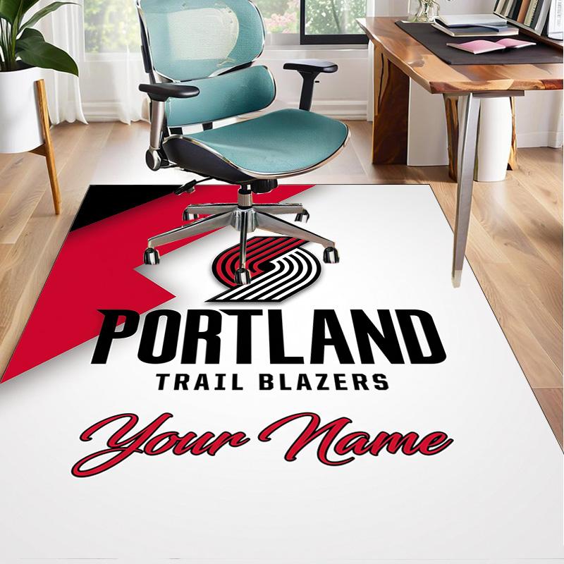Custom Name Rug Trail Blazers Logo Area Rug Suitable for Indoor And Outdoor,Carpets for Homes, Offices,Living Rooms,Home Decor,Christmas Gift