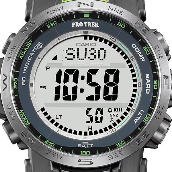 Casio Men's PRO TREK PRW-35Y-3JF [PROTREK Climber Line] Round Watch Green Digital