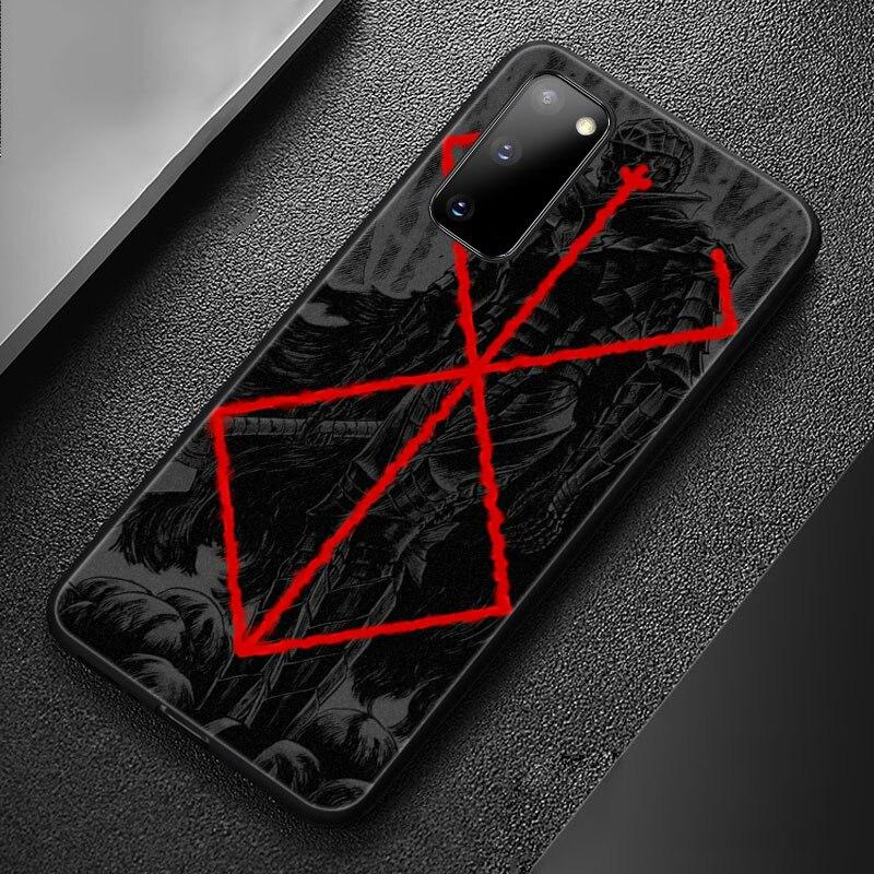 Чехол для телефона «Аниме Берсерк Кишки» для Samsung Galaxy S20 S21 FE S10 Lite Note 20 10 Lite S8 S9 S10E S10 Plus, ультра черный мягкий чехол