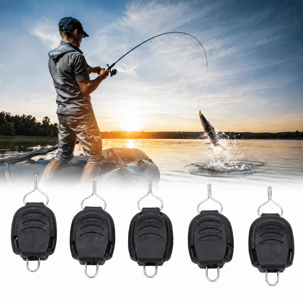 20PCS ABS Stainless Steel Fishing Line Stopper Lightweight Fishing Line Holder Saltwater Fishing