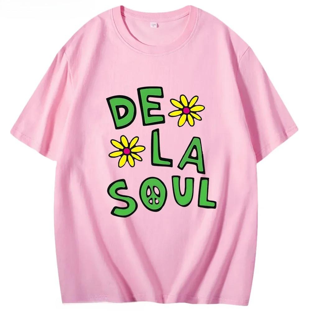 Аниме Футболки De La Soul Красивая Футболка Dela С Коротким Рукавом Одежда Мужчины Женщины Милый Мультяшный Манга Футболки Хай стрит