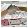 Casio Серия CASIOSHEEN три стрелки три индикатора Римская шкала Украшение кристаллами Swarovski Водонепроницаемый Кварцевый механизм Кожаный ремешок SHE-3034BGL-7A
