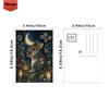 32pcs, Magic Forest Postcards, Gothic Style, Birthday/Anniversary Gifts, Collectible, Giftable, and Mailable.