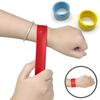2Pcs Silicone Snap Circle Bracelet Self-Rolling Wristband with Cartoon Prints Easy-to-use Poster Storage Tool