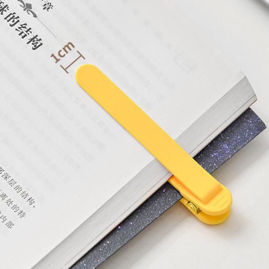 Силиконовая автоматическая папка-закладка, антидеформированная закладка-планировщик, клип для любителей книг, маркер для страниц, книга