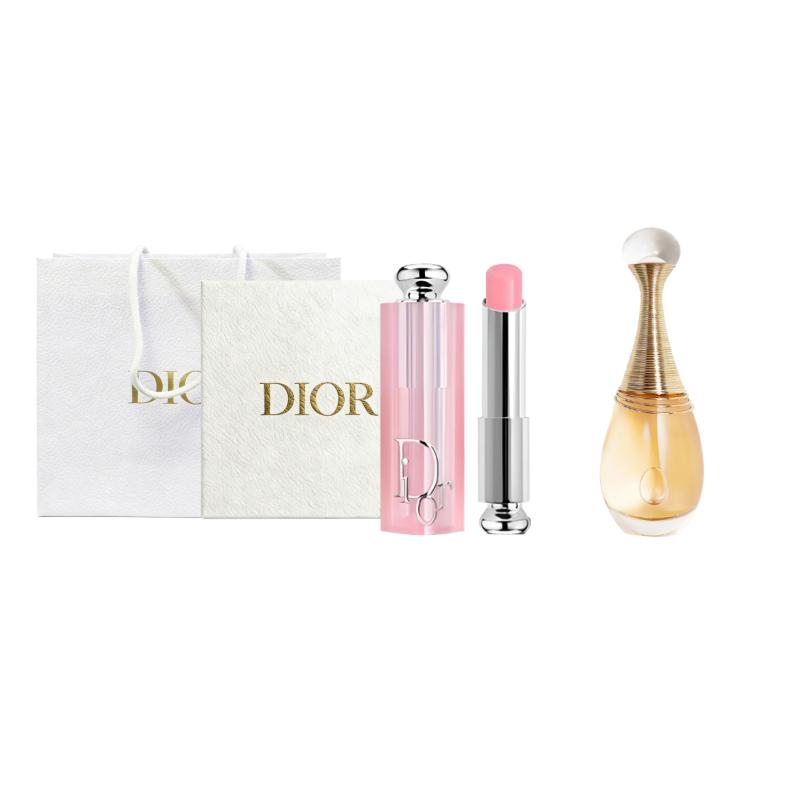 DIOR Perfume Charming Color Changing Lip Balm + Really Fragrance Ace Makeup Set Gift Box Gift Bag Edition EDP EDP Floral Fragrance Creamy Moisturizing