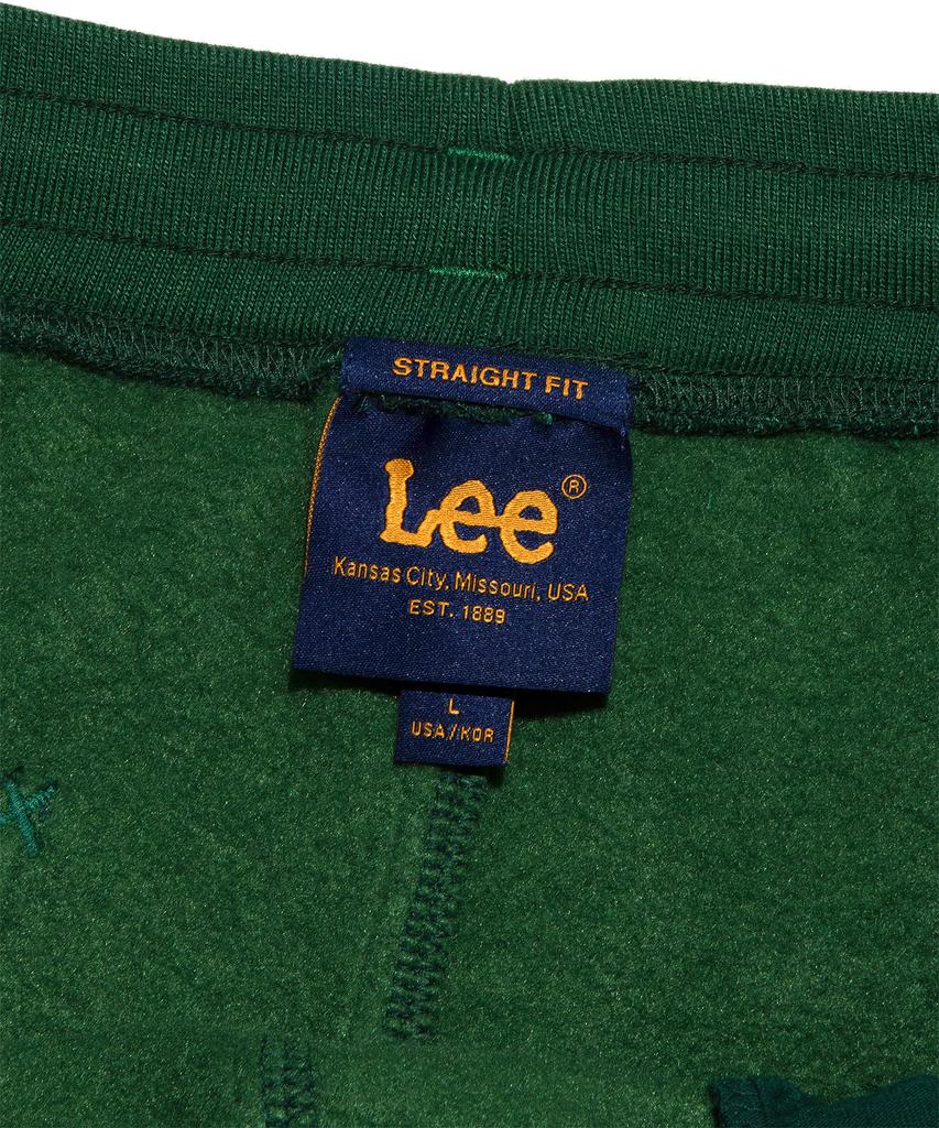 LEE Fleece-Lined Track Jersey Pants Green