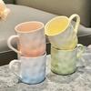 1PC Mug Ceramic Water Cup Home Creative Gradual Change Color Breakfast Couple Coffee Cup Household Goods