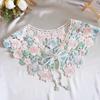 Hollow Embroidered Flower Fake Collar Detachable Lace Neckline Lace Collar Women/girls