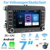 2Din Android Carplay GPS Car Multimedia Player for Volkswagen Golf Polo Tiguan Passat B7 b6/SEAT Leon/Skoda Octavia 2+64GB