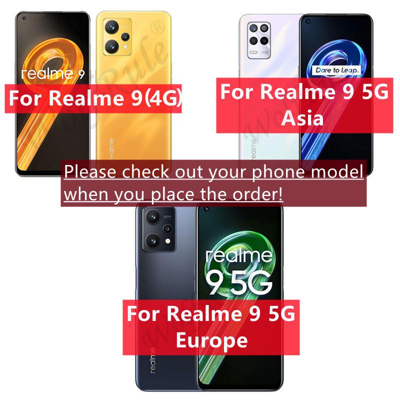 For Cover Realme 9 Case for OPPO Realme 9 5G Capas Phone Bumper Colour Shockproof TPU Soft Cover for Realme 9 Pro Plus Fundas