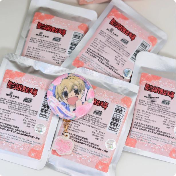 Набор значков-подвесок «Клуб свиданий старшей школы Оран» (Слепой пакет) (6 шт., 58 мм)