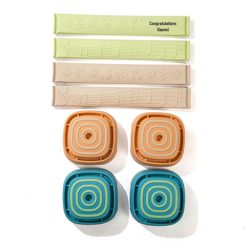 Нескользящий край Детское квадратное балансировочное бревно для помещений - Сенсорная тренировка и игрушка для раннего развития