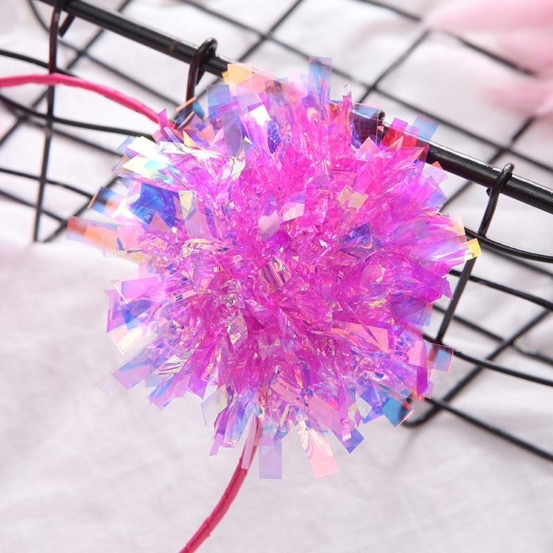 Блестящие золотые пайетки повязки на голову Новогоднее украшение на голову Праздничный головной убор для Рождества, косплея и вечеринок по случаю дня рождения