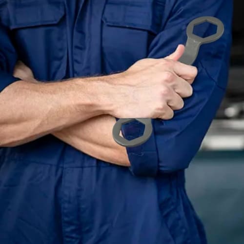 Clutch Removal Wrench, 39mm-41mm, Double-Head Disassembly Tool for Pulley Hex Nuts, Compatible with GY6 125cc Motorcycles, Disassembly and Repair Tool