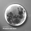 Светодиодный потолочный светильник MARPOU Moon, современные лампы с теплым белым светом/регулируемой яркостью, светодиодный потолочный светильник для гостиной, спальни, декора