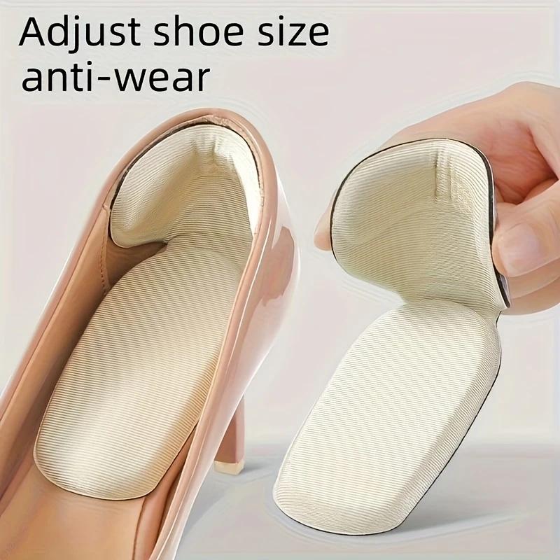 High Heel Insole Designed For Women, Back Heel Sticker, Foam T-shaped 2-in-1 Sticker, Women'S High Heel Sticker, Anti-drop Heel Pad