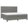 VidaXL Slat Bed Base with Mattress and LED, Upholstered Bed with Headboard, Double Bed, Adult Bedroom Bed, 3134822