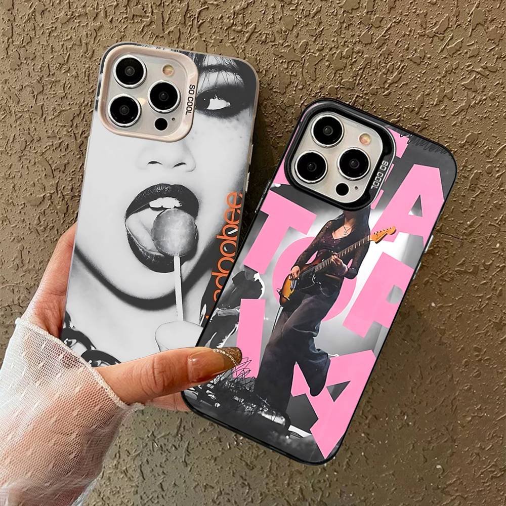 Rock Singer B-Beabadoobee Phone Cover For IPhone 16 15 14 13 12 11 17 Pro Max Plus Color Silver Shell