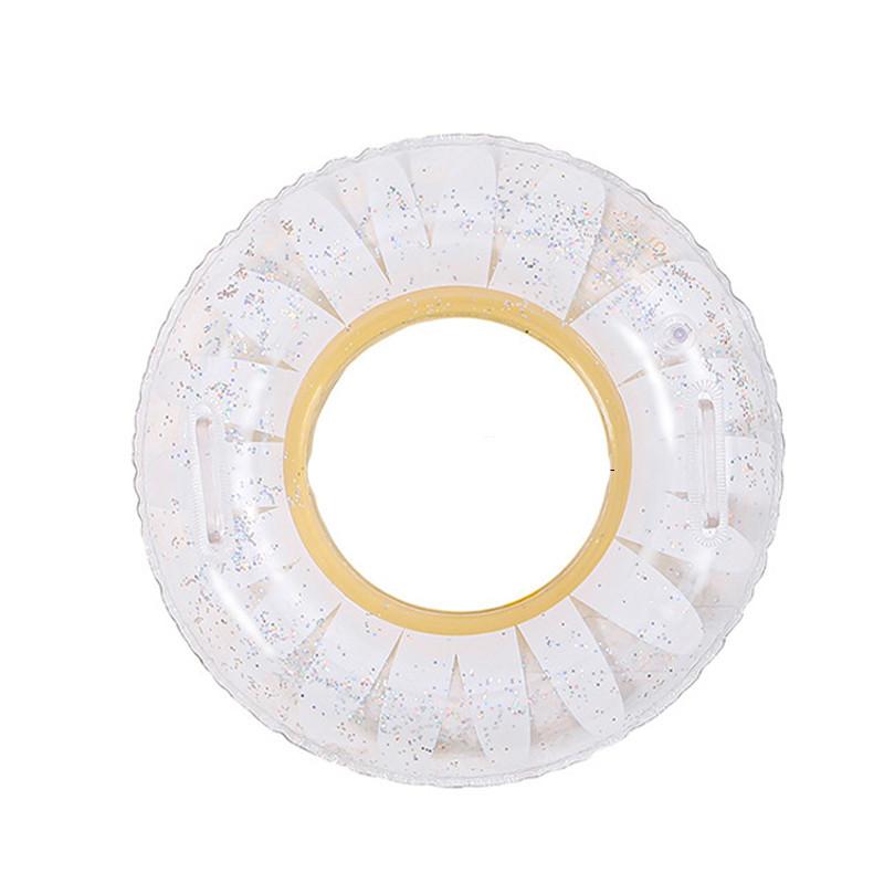 2024 New Arrival Sponge Base Ring Sunflower Thickened Underarm Swimming Ring Infant Toddler Swimming Seat Circle Eco-friendly Pvc