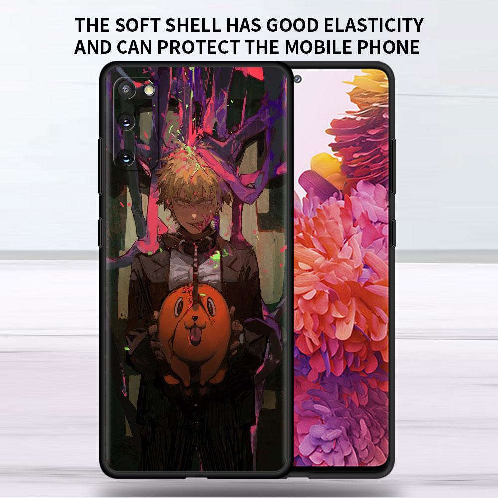 Case For Samsung Galaxy Note 20 Ultra 10 Plus Lite 9 8 A50 A70 A30 A20e A20 A40 A10 A10e A60 Phone Cover Manga Chainsaw Man Capa