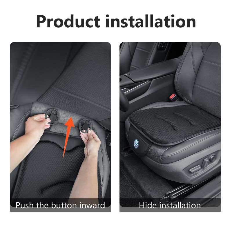 Hub Caps For Volkswagen VW Car Seat Cover Breathable Ice Silk Universal Auto Seat Cushion Polo Jetta Sagitar Magotan Passat B5 B