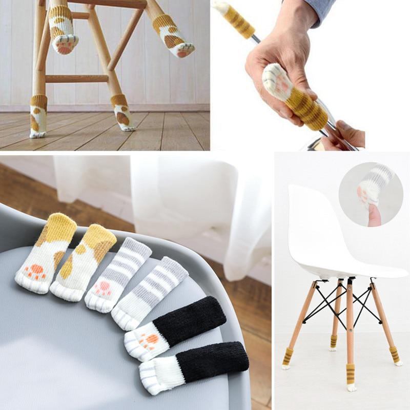 4 шт./лот противоскользящий коврик, демпфер на бампер, милая мебель, ножки, коврик, шапки, фетровые подушечки, чехлы на ножки стула