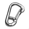 304 Stainless Steel Spring Snap Link Hook Clip Carabiner Keychain Keyring For Camping, Fishing,