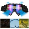 [PATIKIL] Dirt Bike Goggles 2-Pack for Motorcycle Goggles - Black/White & Colorful/Gold Lenses