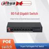 Полностью гигабитный PoE-коммутатор Dahua, штепсель CN (адаптер в комплекте)