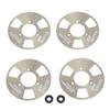 Reel To Reel Cassette Tape Professional Metal DIY Homemade Blank Cassette Tape 4 Reels 2 Wheels for